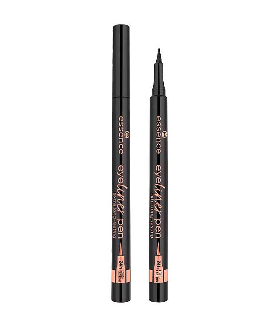 Delineadores L Quidos | Essence Essence - Delineador De Ojos Eyeliner Pen Extra Long-Lasting