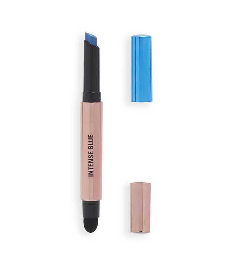 Sombras De Ojos En L Piz | Makeup Revolution Revolution - Sombra En Stick Lustre Wand - Intense Blue