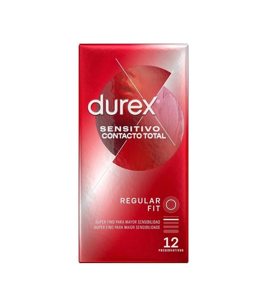 Masaje Y Relaciones Sexuales | Durex Durex - Preservativos Sensitivo Contacto Total - 12 Unidades