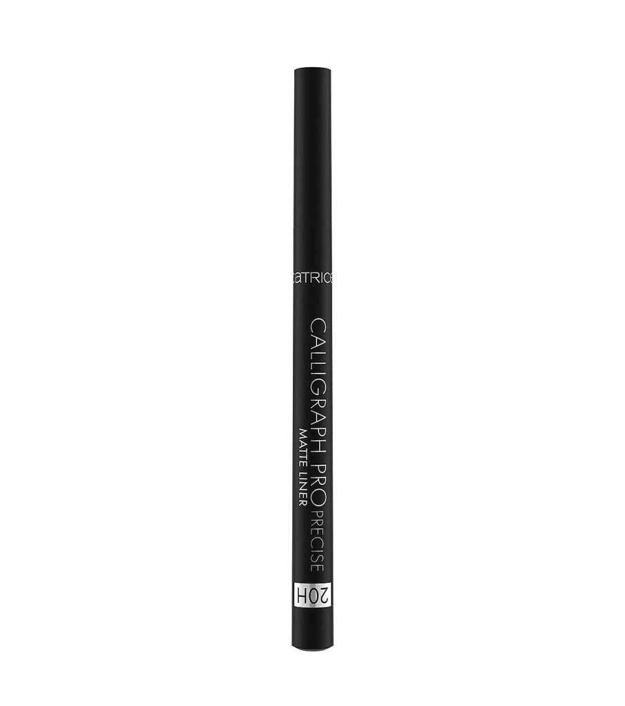 Delineadores L Quidos | Catrice Catrice - Eyeliner Mate Calligraph Pro Precise 20H - 010: Intense Black