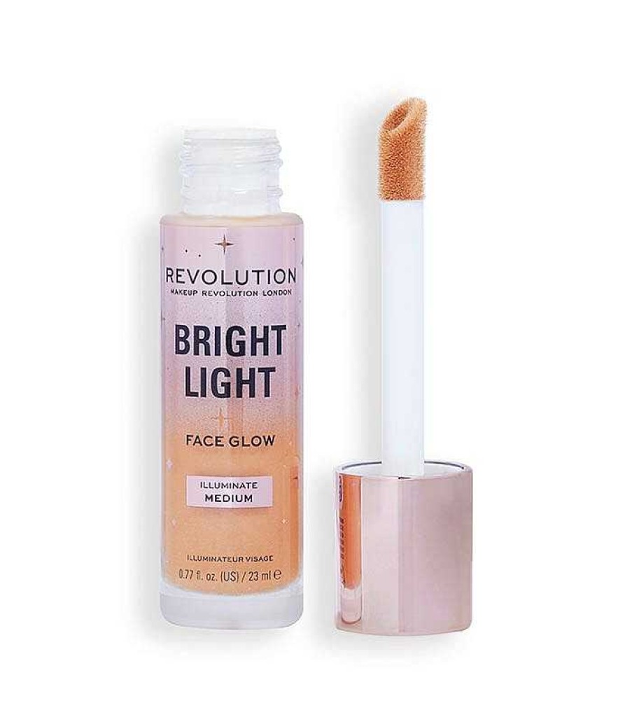 Base De Maquillaje Fluida | Makeup Revolution Revolution - Base Multiusos Bright Light Face Glow - Illuminate Medium