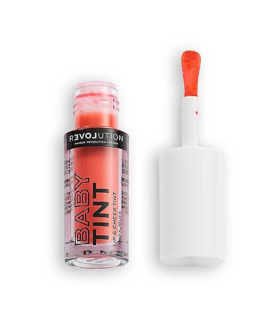 Colorete L Quido | Revolution Relove Revolution Relove - Tinte Para Labios Y Mejillas Baby Tint - Coral