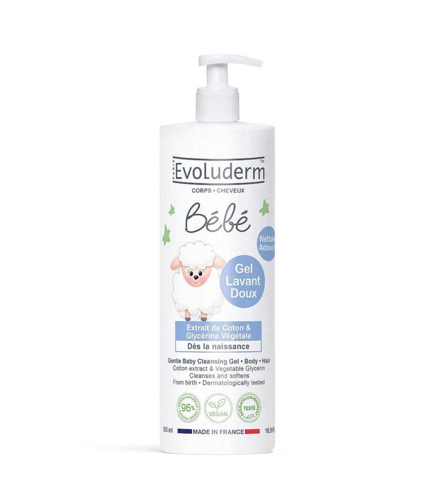 Beb S Y Ni Os | Evoluderm Evoluderm - Gel De Ba O Suave Para Bebes - 500Ml