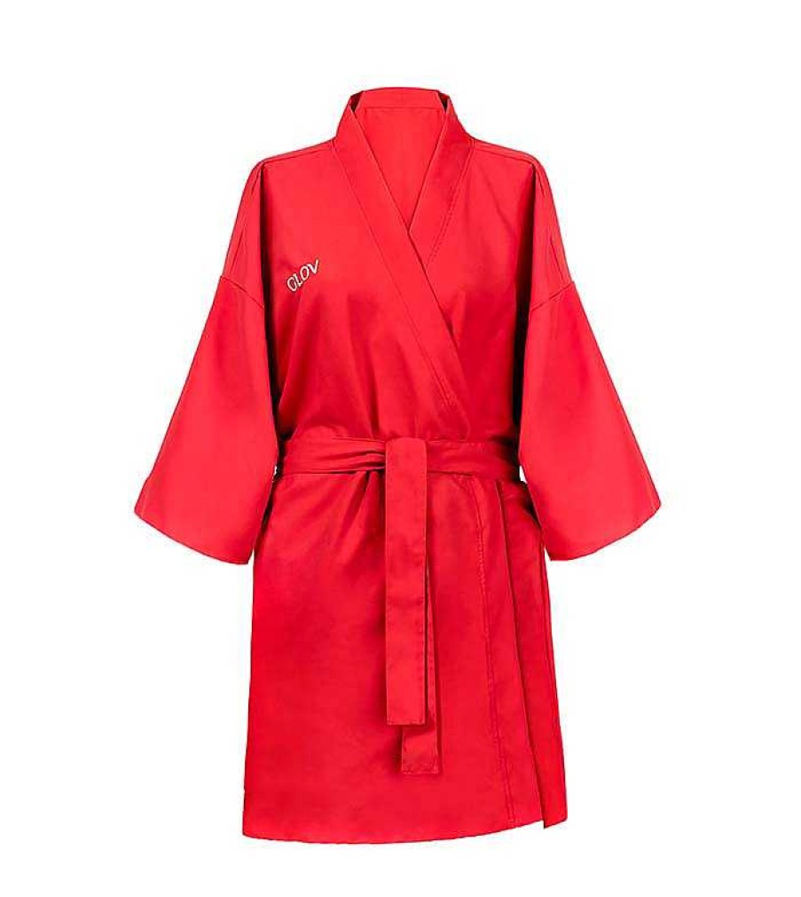 Hogar | Glov Glov - Bata De Toalla Ultra Absorbente Kimono Style - Red