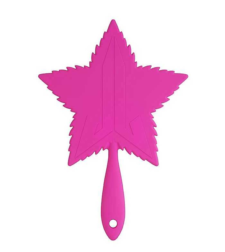 Espejos | Jeffree Star Cosmetics Jeffree Star Cosmetics - *Pink Religion* - Espejo De Mano - Hot Pink Soft Touch Leaf