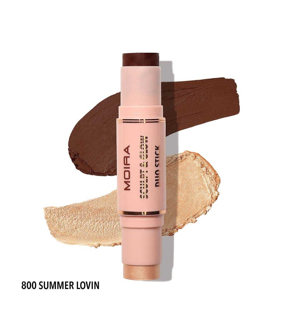 Iluminador En Crema | MOIRA Moira - Duo De Contorno E Iluminador En Stick Sculpt & Glow - 800: Summer Lovin'