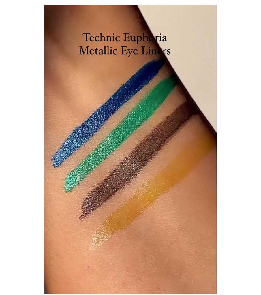 Delineadores L Quidos | Technic Cosmetics Technic Cosmetics - Delineador De Ojos L Quido Met Lico Euphoria - Blue