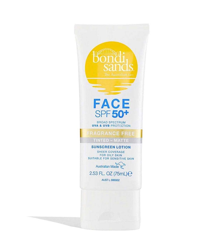 Protectores Solares Faciales | Bondi Sands Bondi Sands - Protector Solar Facial Con Color Spf50+ De Acabado Mate Sin Perfume