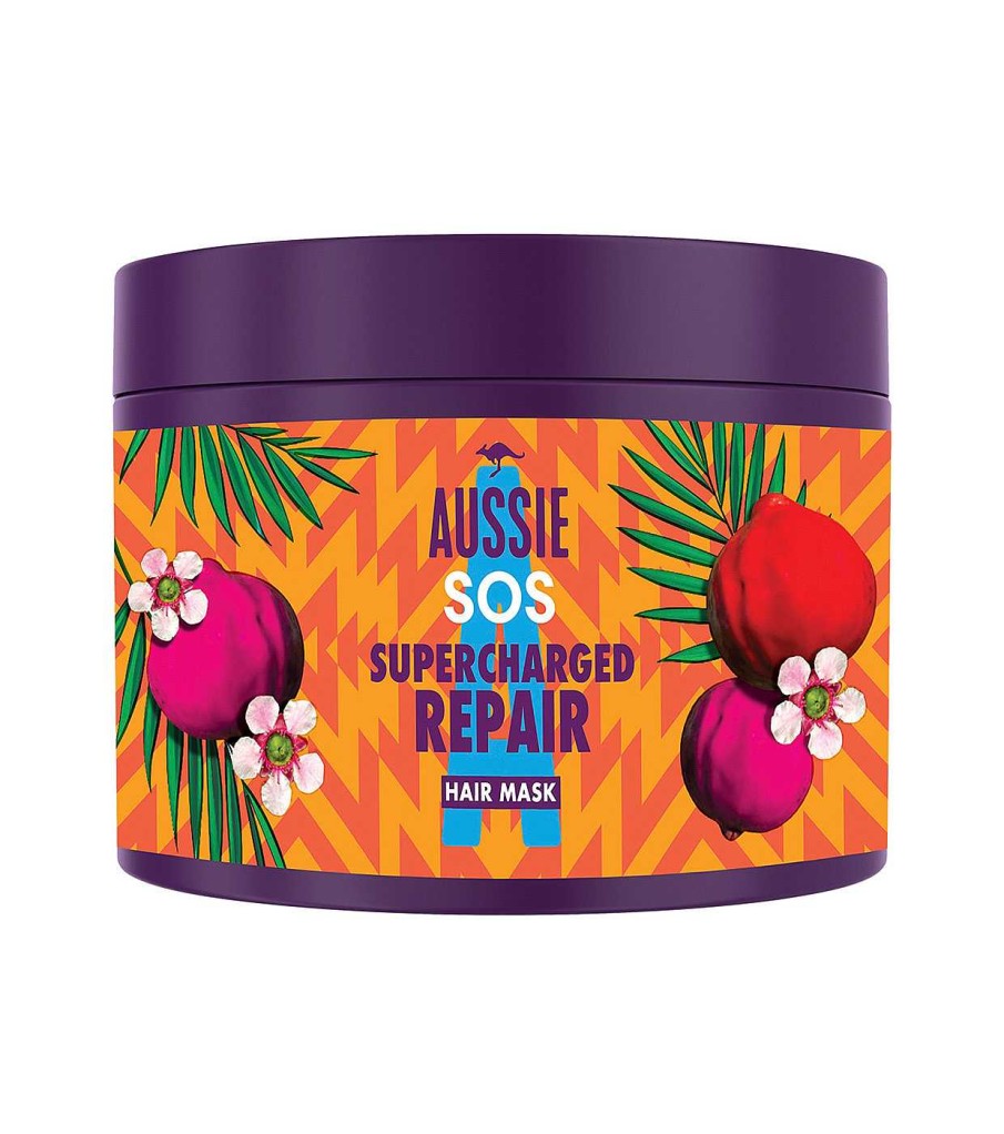 Acondicionadores Y Mascarillas | Aussie Aussie - Mascarilla Capilar Sos Supercharged Repair 450 Ml