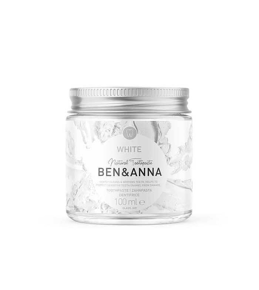 Higiene Bucodental | Ben and Anna Ben & Anna - Pasta De Dientes Natural En Crema - White