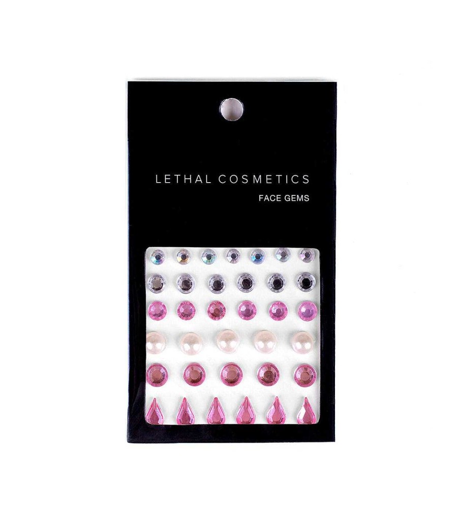 Maquillaje Art Stico | Lethal Cosmetics Lethal Cosmetics - Joyas Adhesivas Para Rostro Face Gems - Tear Drops