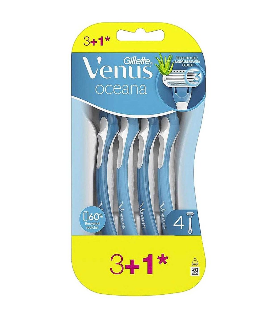 Depilaci N | Gillette Gillette - Cuchillas Venus Desechables Para Mujer Oceana