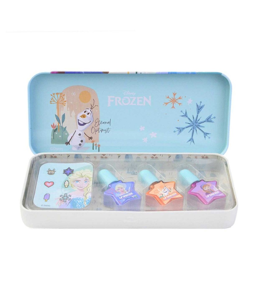 Kits De Esmaltes | LipSmacker Lipsmacker - *Frozen*- Estuche De Manicura Nail Polish Tin - Elsa Y Anna