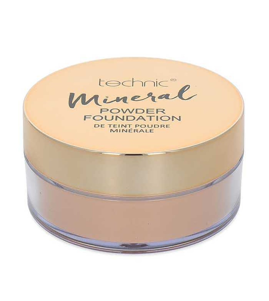 Base De Maquillaje En Polvo | Technic Cosmetics Technic Cosmetics - Base De Maquillaje En Polvo Mineral Powder Foundation - Beige