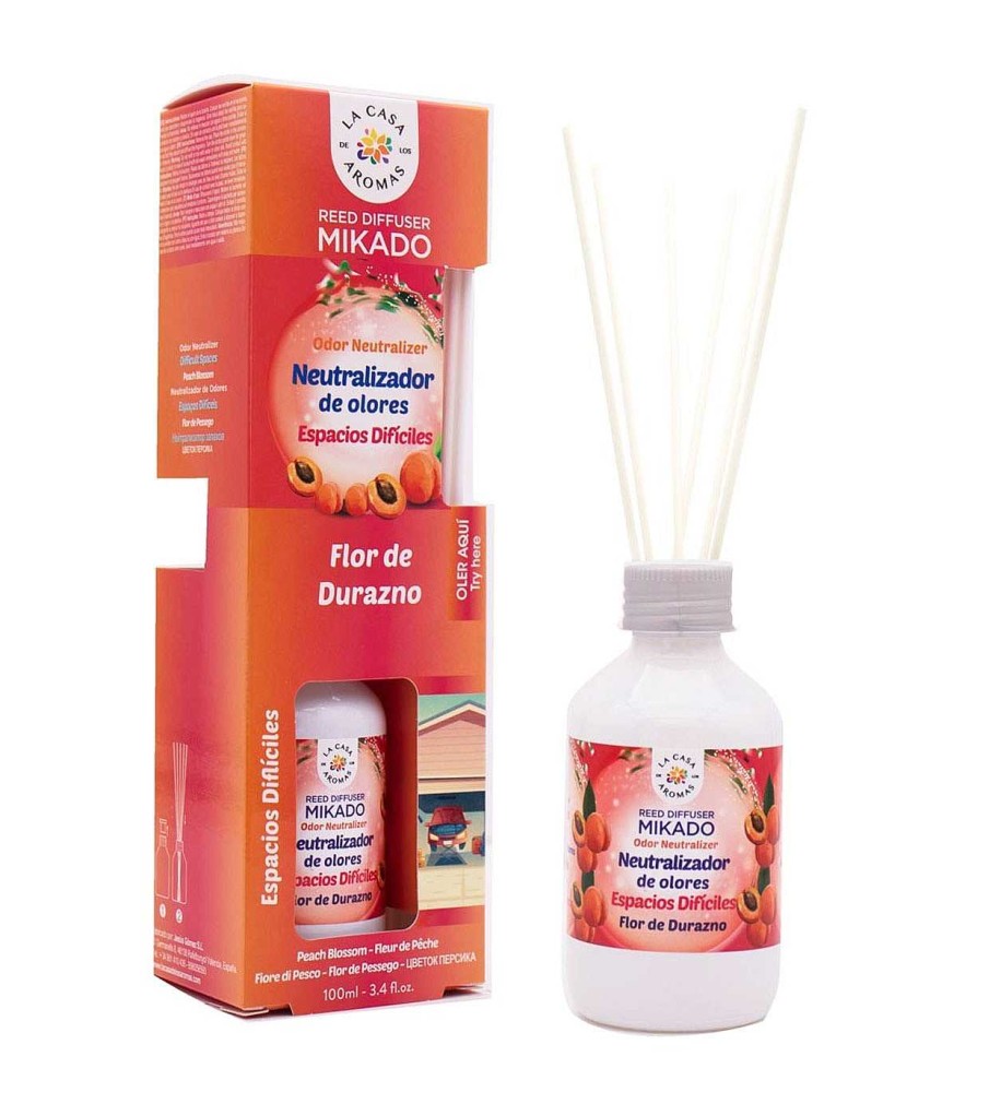 Ambientadores | La Casa de los Aromas La Casa De Los Aromas - Ambientador Mikado 100Ml - Flor De Durazno