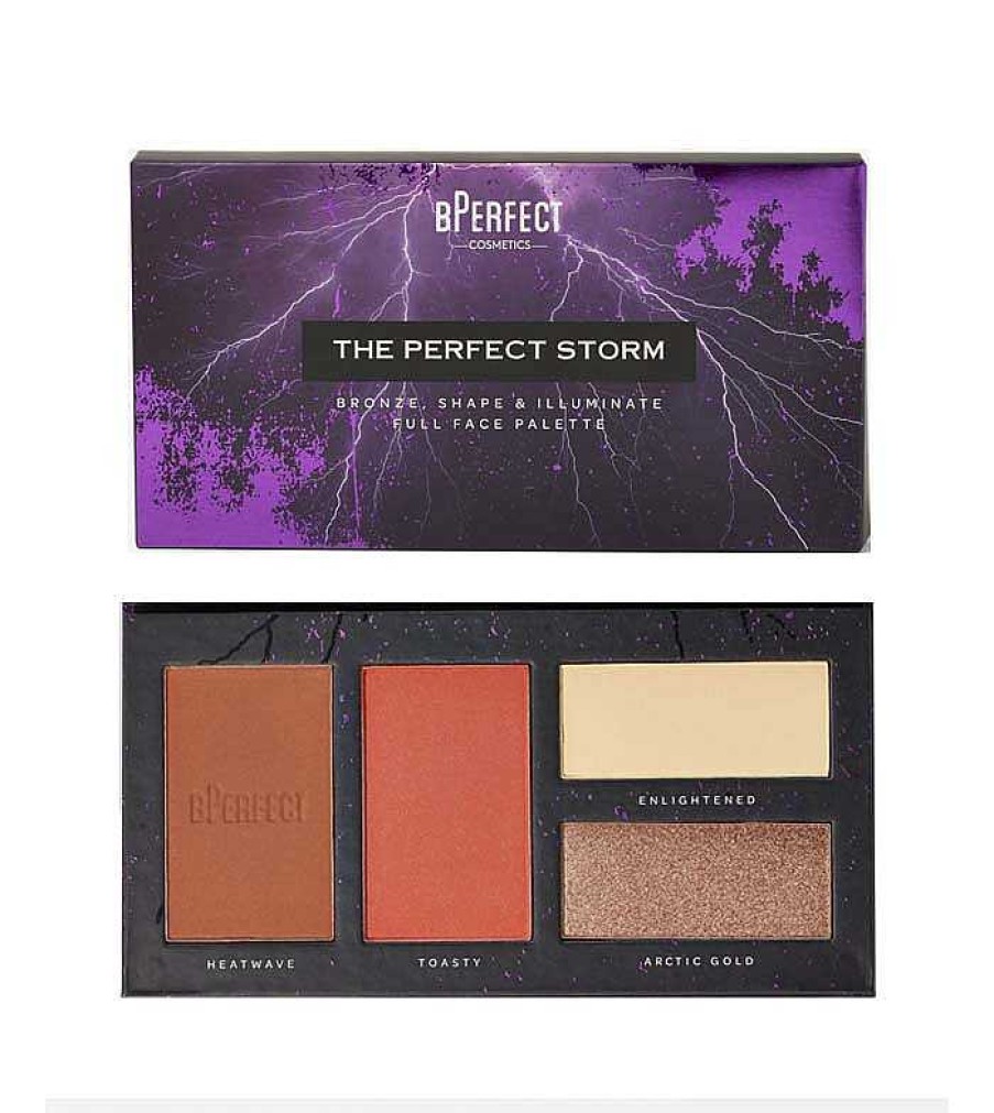 Bronceadores En Polvo | BPerfect Bperfect - Paleta De Contorno The Perfect Storm