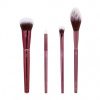 Sets De Brochas | MAIKO Maiko - Set De 4 Brochas Luxury Burgundy