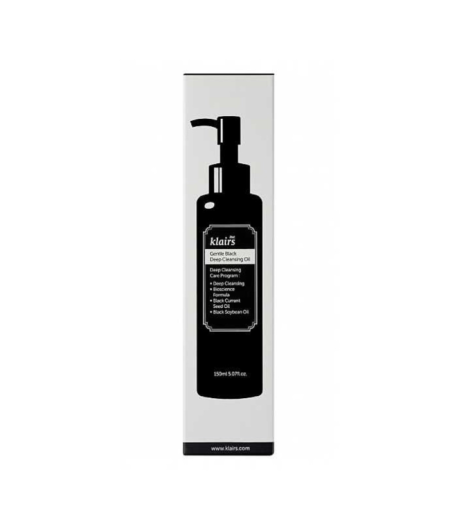 Korea Zone | Klairs Klairs - Aceite Limpiador Gentle Black Deep Cleansing Oil