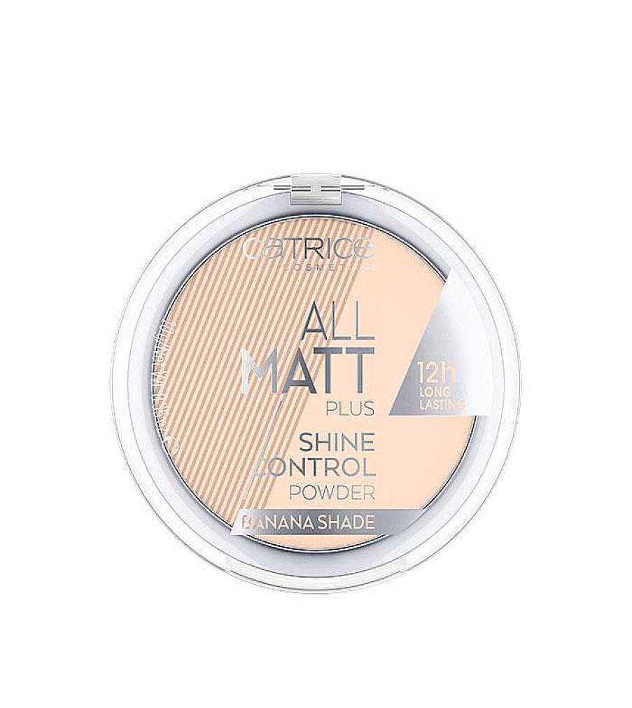 Polvos Compactos | Catrice Catrice - Polvos Matificantes All Matt Plus Shine Control - 002: Banana Shade