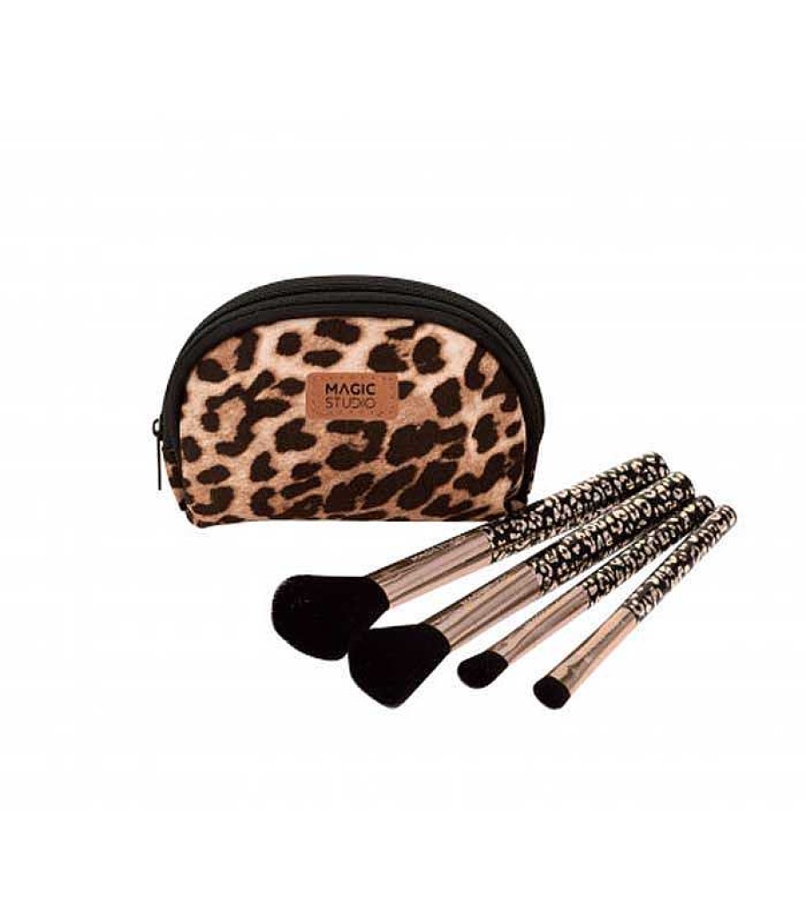 Sets De Brochas | Magic Studio Magic Studio - *Wild Safari* - Set De 4 Brochas Savage