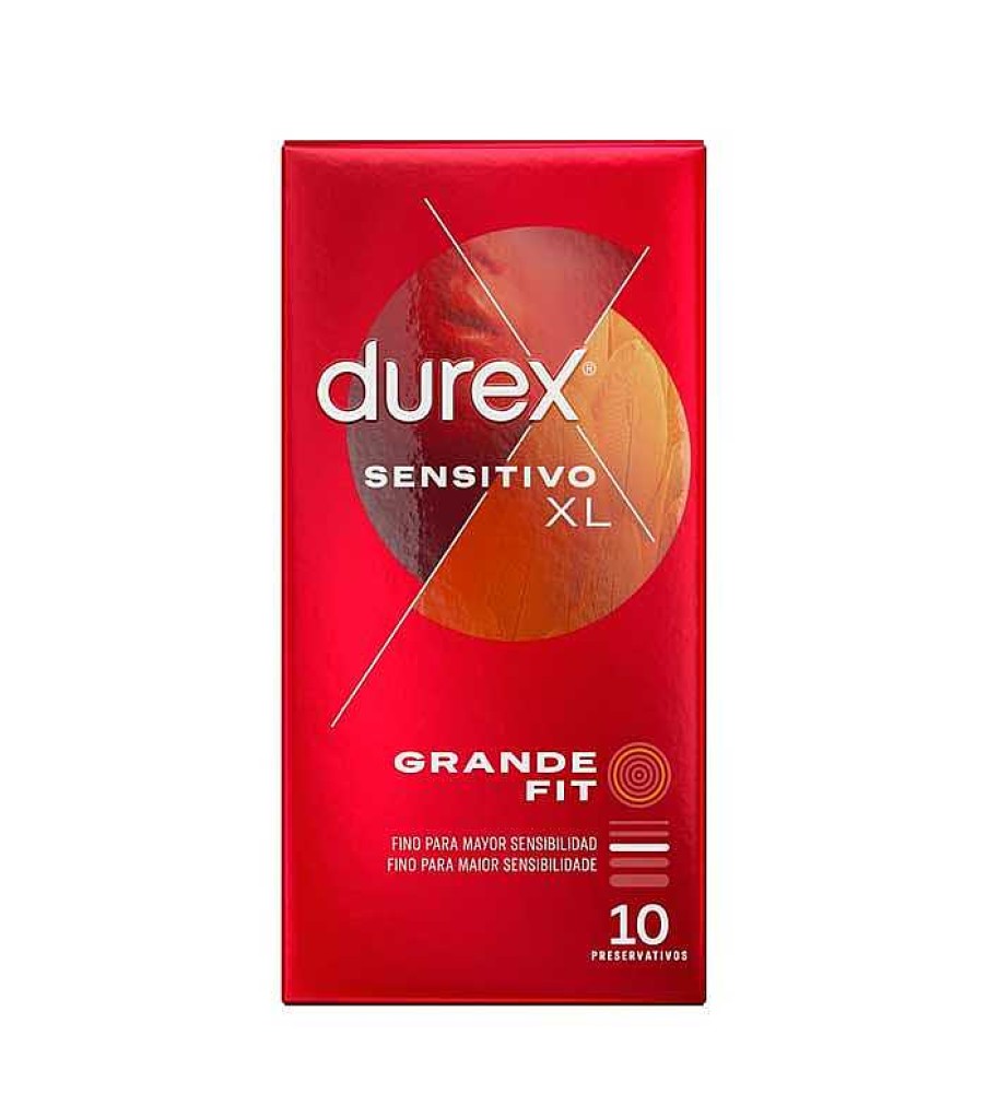 Masaje Y Relaciones Sexuales | Durex Durex - Preservativos Sensitivo Xl - 10 Unidades