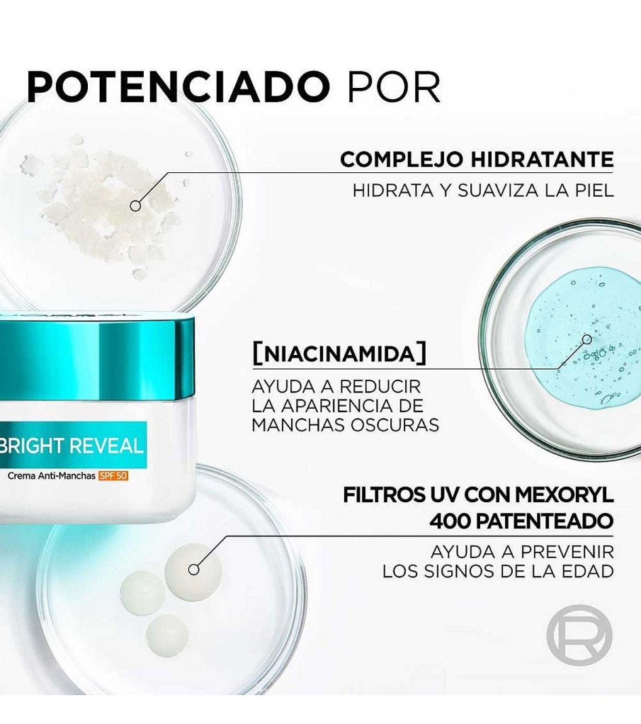 Cremas Faciales | Loreal Paris Loreal Paris - *Bright Reveal* - Crema Anti-Manchas Spf50