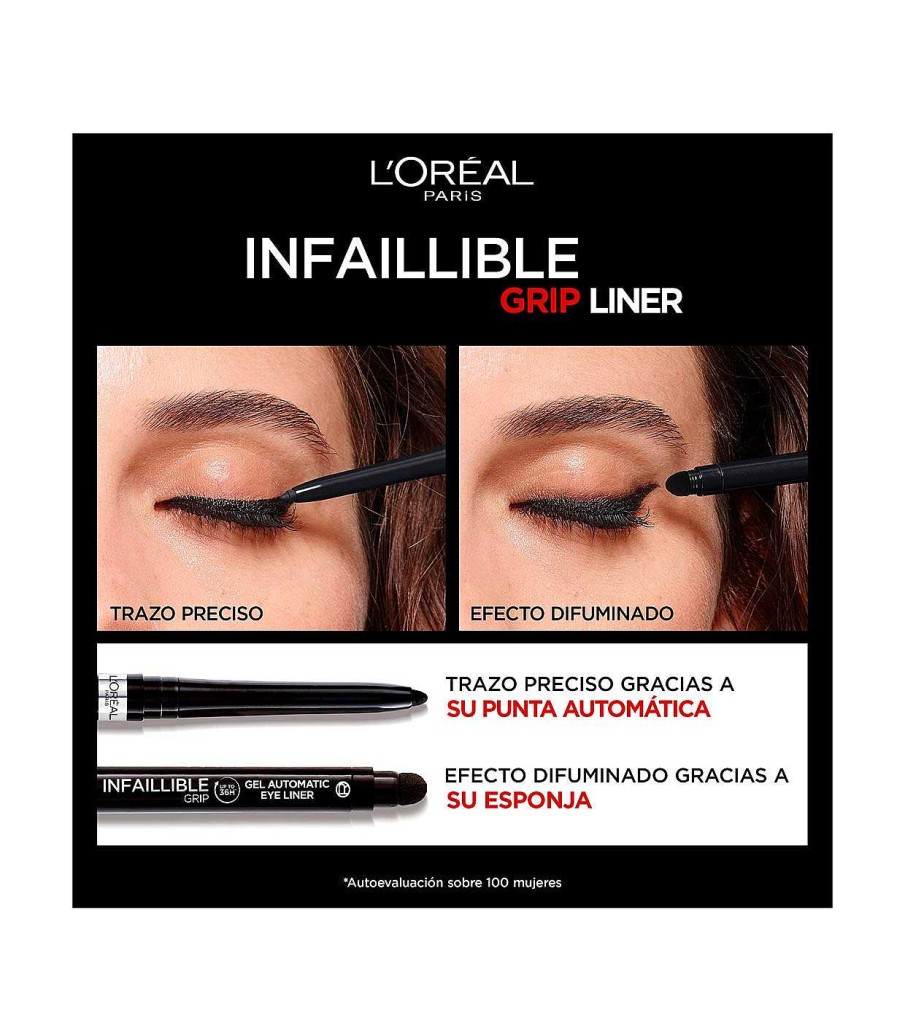 Delineadores En Gel | Loreal Paris Loreal Paris - Delineador De Ojos Autom Tico Infaillible Grip Gel - 011: Opalescent