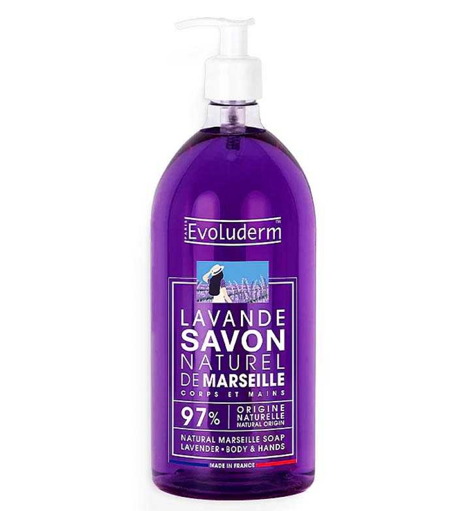 Jabones | Evoluderm Evoluderm - Jab N Natural De Marsella - Lavanda 1000Ml