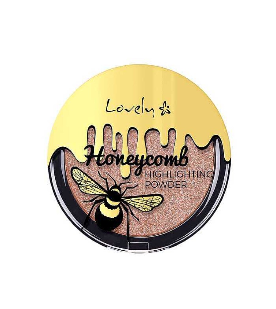 Iluminador En Polvo | Lovely Lovely - *Honey Bee Beautiful* - Iluminador En Polvo Honeycomb - 2