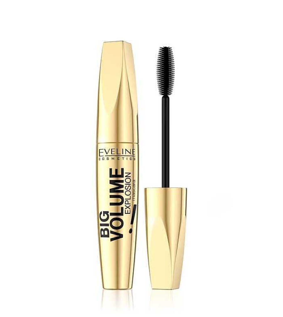 Mascara De Pesta As | Eveline Cosmetics Eveline Cosmetics - M Scara De Pesta As Voluminizadora Big Volume Explosion