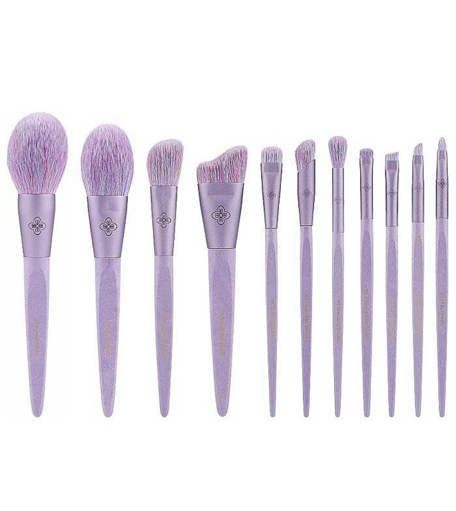 Sets De Brochas | Eigshow Eigshow - Set De Brochas (11 Piezas) - Ecopro Bamboo - Mist Purple