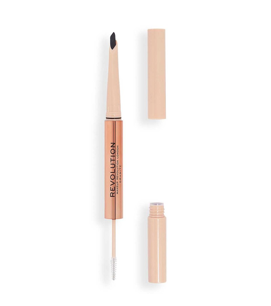 Cejas | Makeup Revolution Revolution - L Piz De Cejas Fluffy Brow Filter Duo - Granite