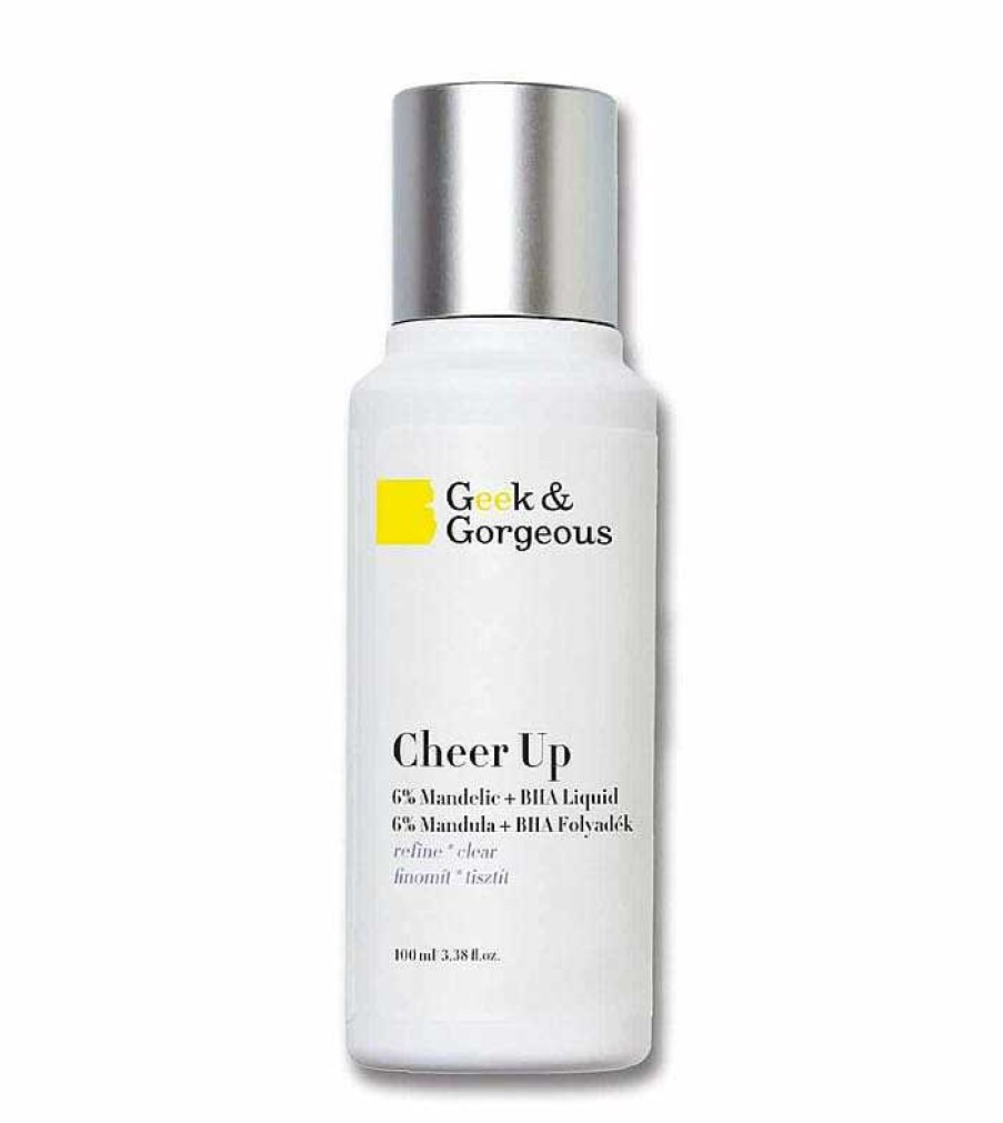 Exfoliante Facial | Geek & Gorgeous Geek & Gorgeous - Exfoliante Facial 6% De Cido Mand Lico + Bha Cheer Up - Piel Mixta 100Ml