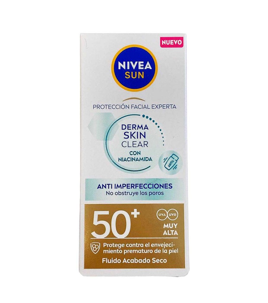 Protectores Solares Faciales | Nivea Nivea Sun - Protecci N Facial Anti Imperfecciones - Spf50+: Muy Alta