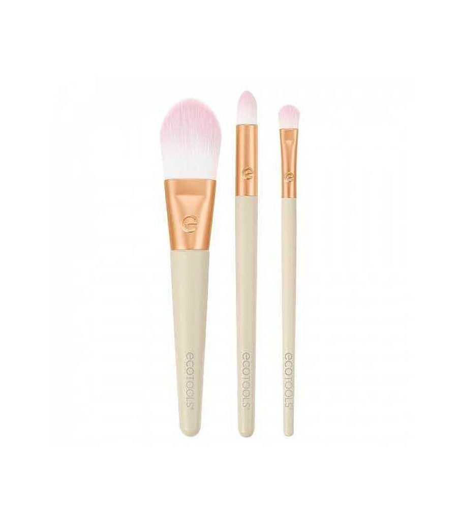 Sets De Brochas | Ecotools Ecotools - *Holiday* - Set De Mini Brochas De Maquillaje Ready Set Glow