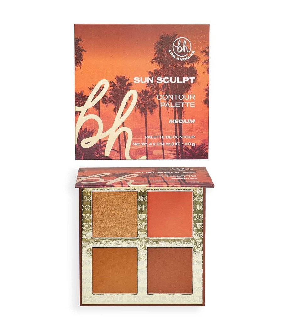 Bronceadores En Polvo | BH Cosmetics Bh Cosmetics - Paleta De Rostro Sun Sculpt Contour Palette - Medium