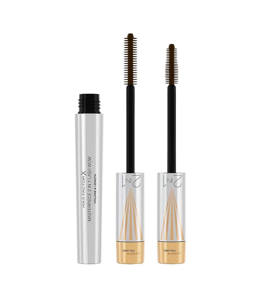 Mascara De Pesta As | Max Factor Max Factor - M Scara De Pesta As Masterpiece 2 In 1 Lash Wow - Black Brown