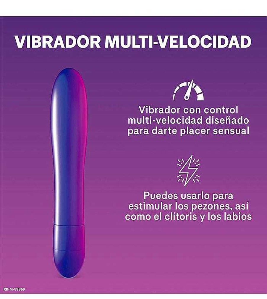 Masaje Y Relaciones Sexuales | Durex Durex - Vibrador Multi-Velocidad Intense Pure Fantasy