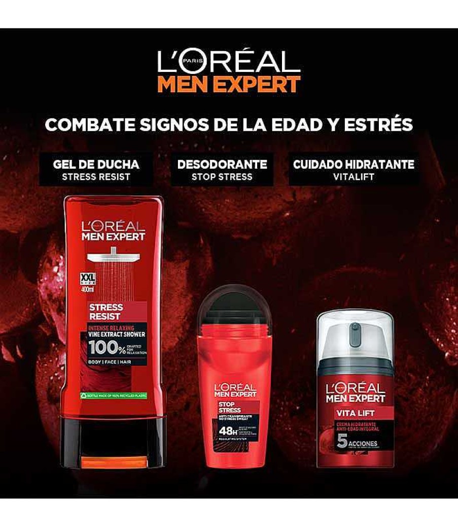 Perfumes Y Sets Para L | Loreal Paris Loreal Paris - Kit Antiedad De Regalo Vitalift Men Expert