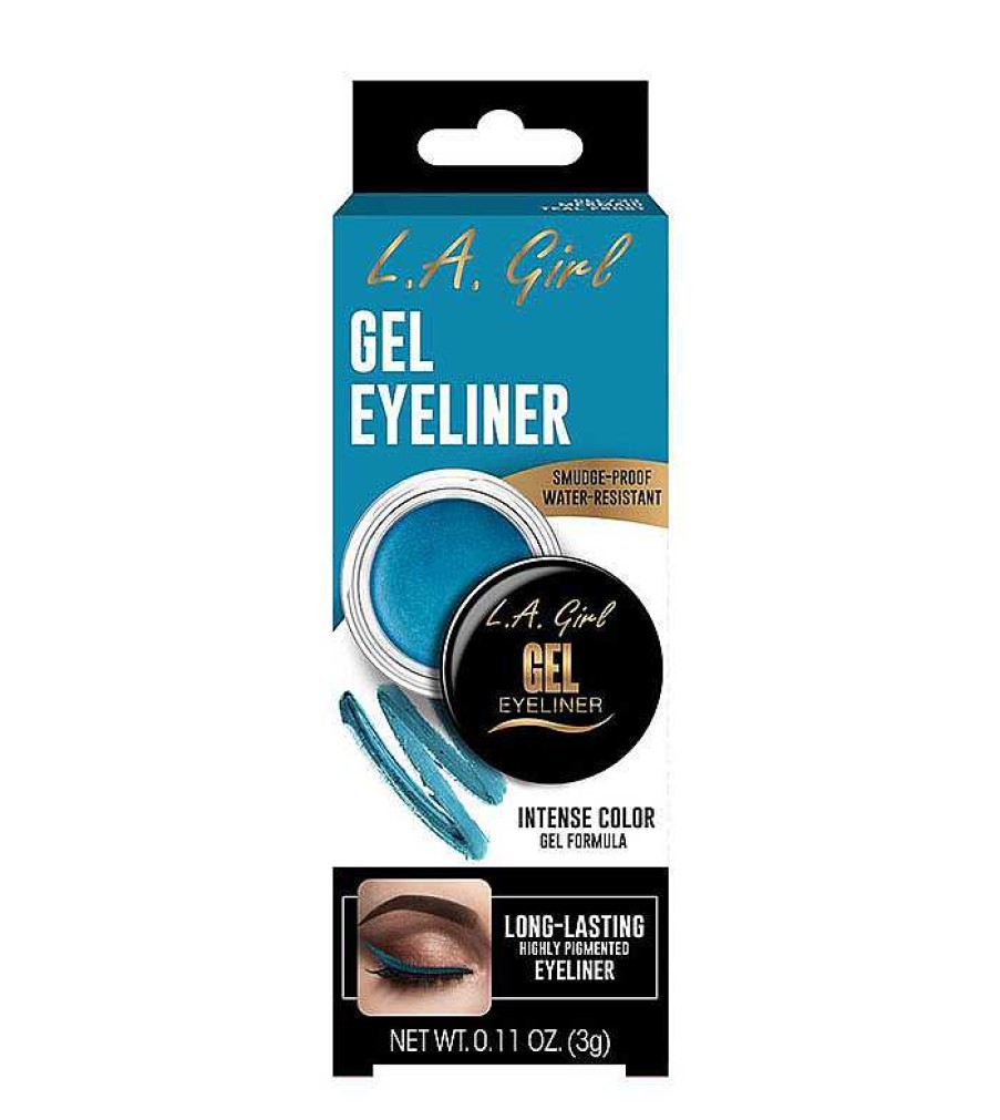 Delineadores En Gel | L.A. Girl L.A. Girl - Delineador De Ojos En Gel - Gel733: Mermaid Teal Frost