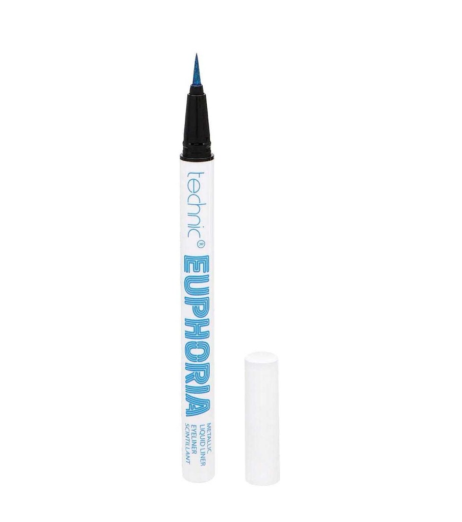 Delineadores L Quidos | Technic Cosmetics Technic Cosmetics - Delineador De Ojos L Quido Met Lico Euphoria - Blue