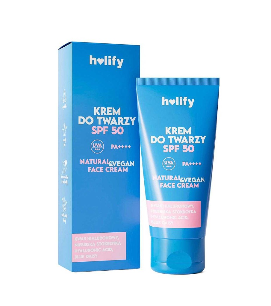 Protectores Solares Faciales | Holify Holify - Protector Solar Facial Hidratante Spf50 Pa++++