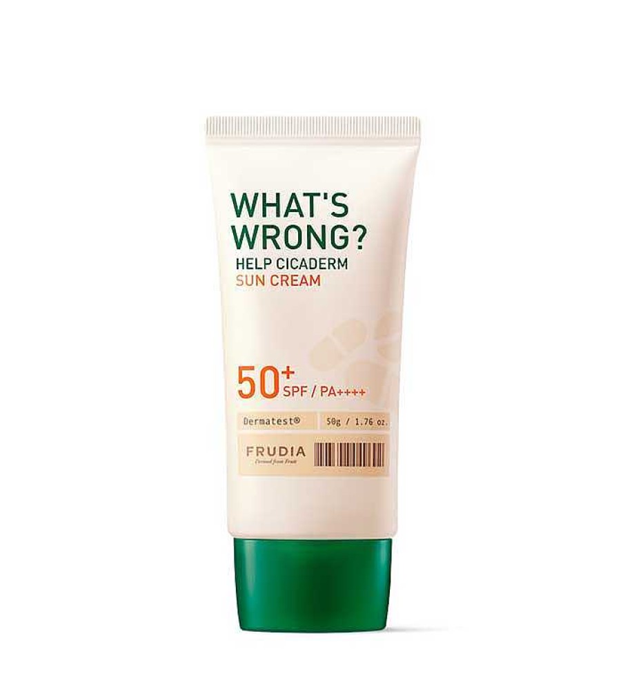 Protectores Solares Faciales | Frudia Frudia - Protector Solar Facial What´S Wrong Solar Help Cicaderm Spf 50+ Pa++++