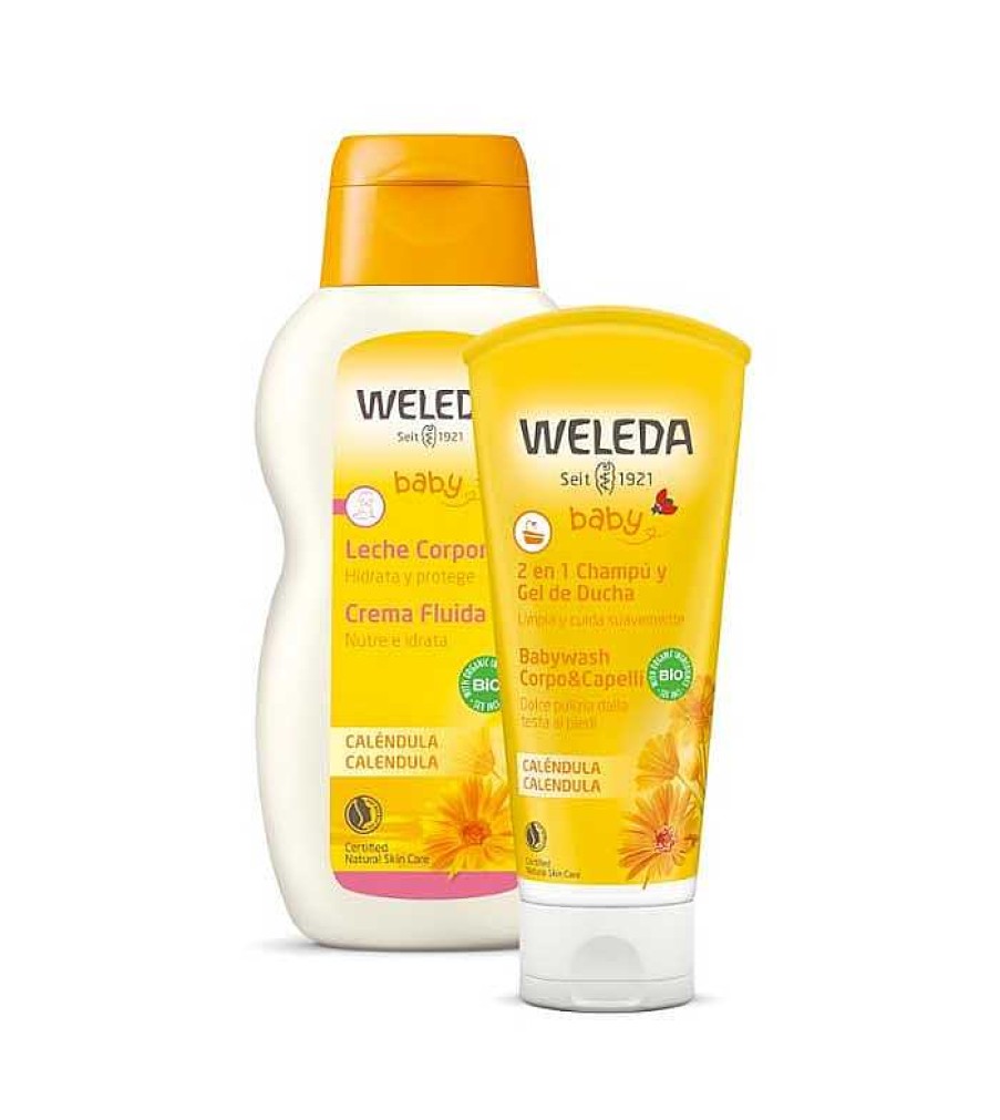 Beb S Y Ni Os | Weleda Weleda - Pack Champ Y Gel De Ducha + Leche Corporal Beb