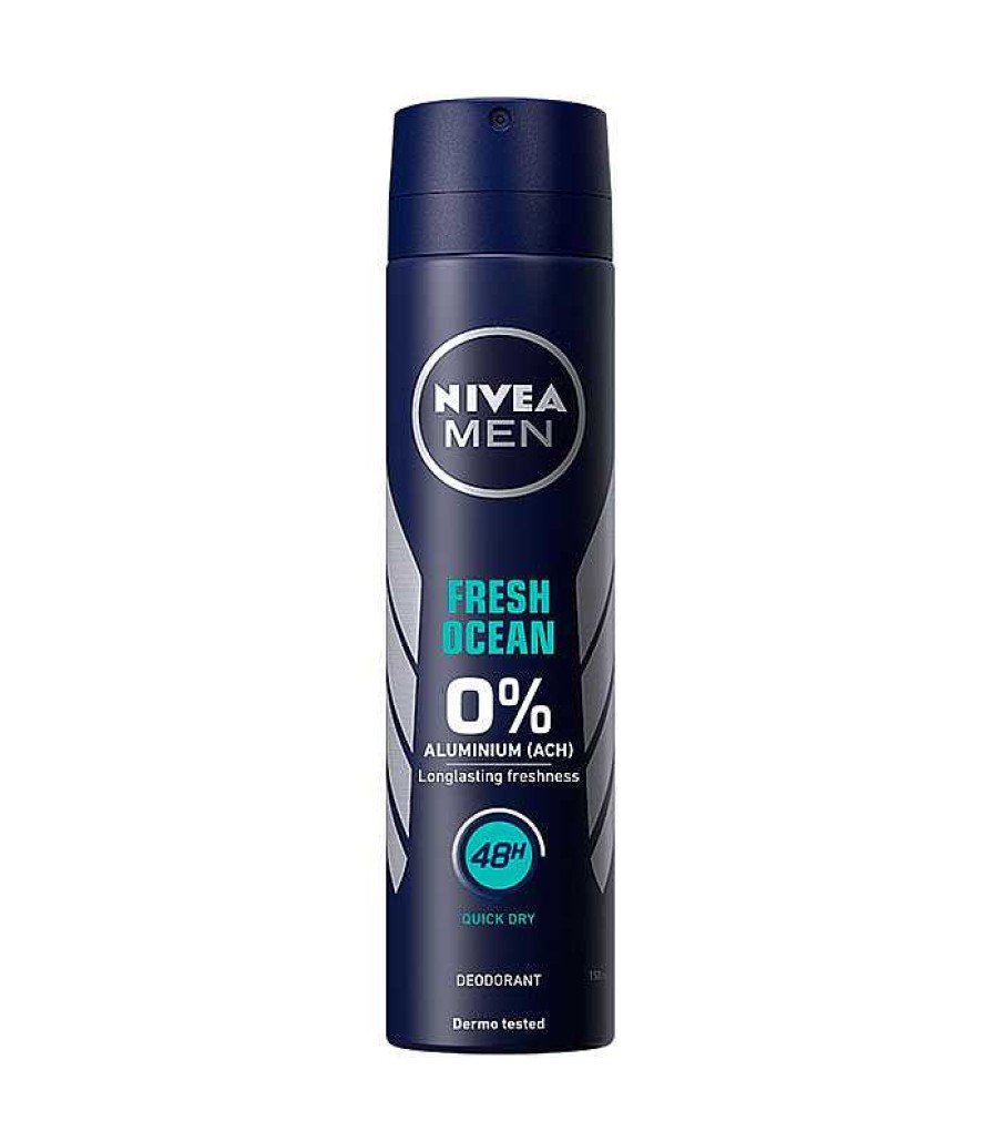 Desodorantes | Nivea Nivea Men - Desodorante Spray Sin Aluminio Fresh Ocean