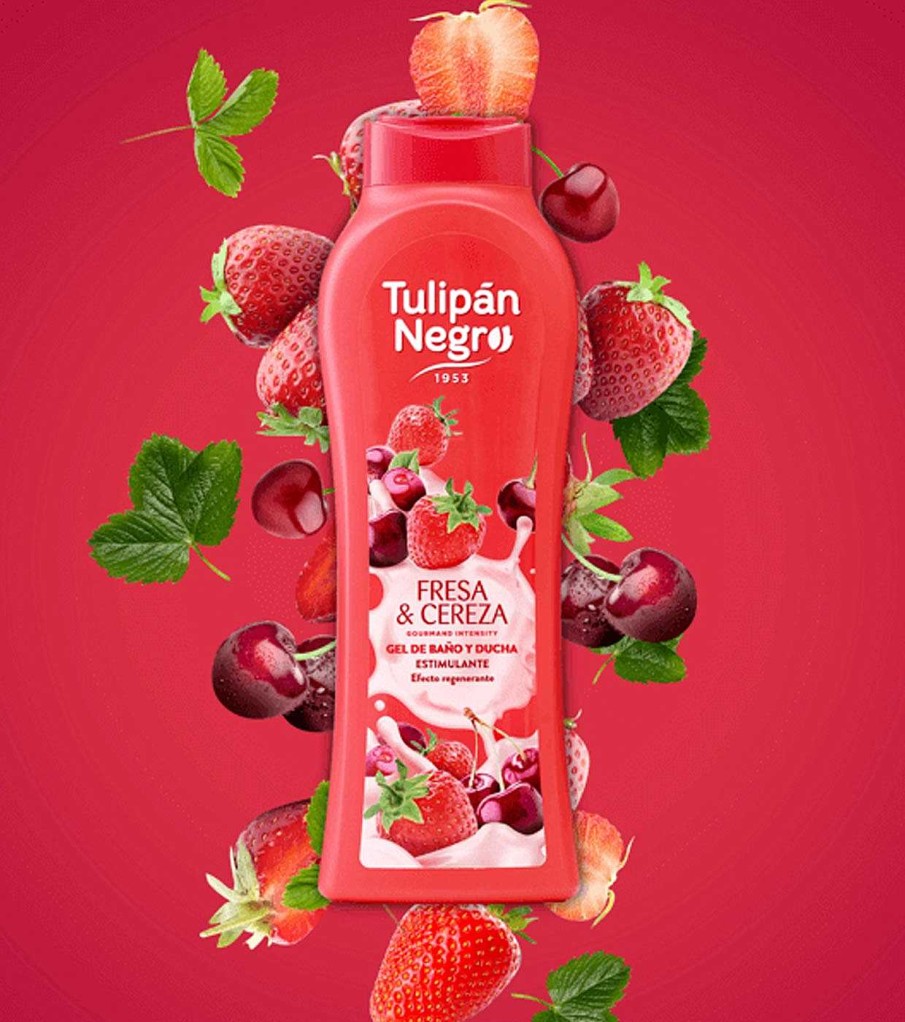 Geles De Ba O | Tulipán Negro Tulip N Negro - *Gourmand Intensity* - Gel De Ba O 650Ml - Fresa & Cereza