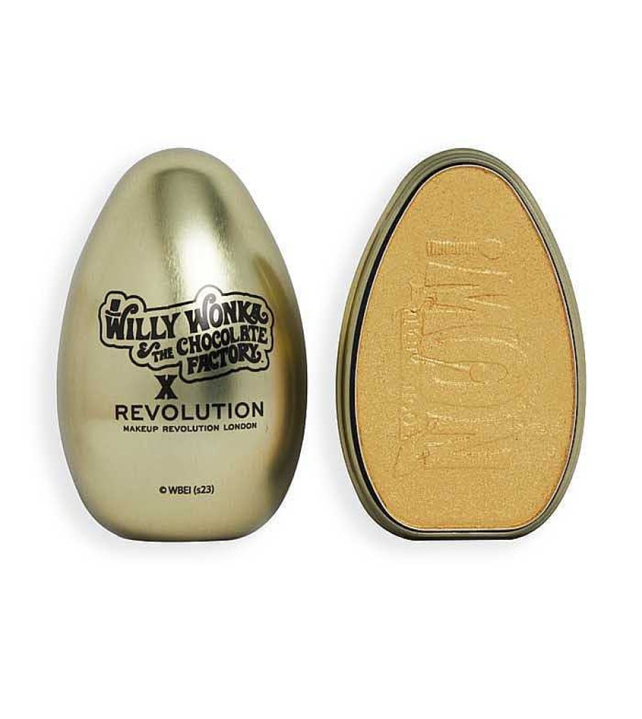 Iluminador En Polvo | Makeup Revolution Revolution - *Willy Wonka & The Chocolate Factory* - Iluminador En Polvo Good Egg Bad Egg