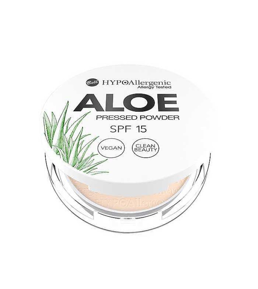 Polvos Compactos | Bell Bell - *Aloe* - Polvos Compactos Hipoalerg Nicos Spf15 - 04: Honey