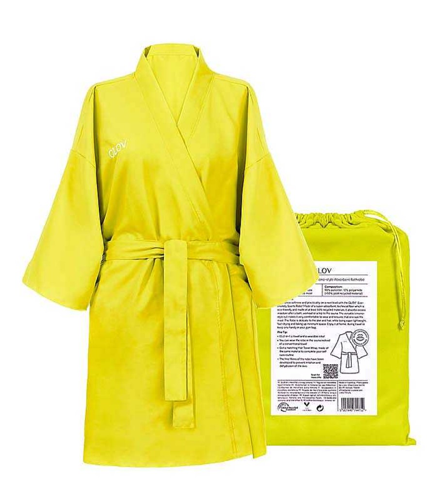 Hogar | Glov Glov - Bata De Toalla Ultra Absorbente Kimono Style - Lima