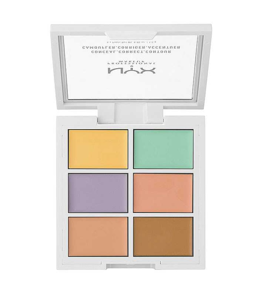 Correctores En Crema | NYX Professional Makeup Nyx Professional Makeup - Paleta De Correctores Conceal Correct Contour - 3Cp04: Corrector De Tono De Piel